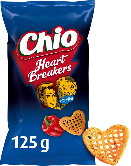 Chio Heartbreakers Paprika - Chips - 10x125 Gramm