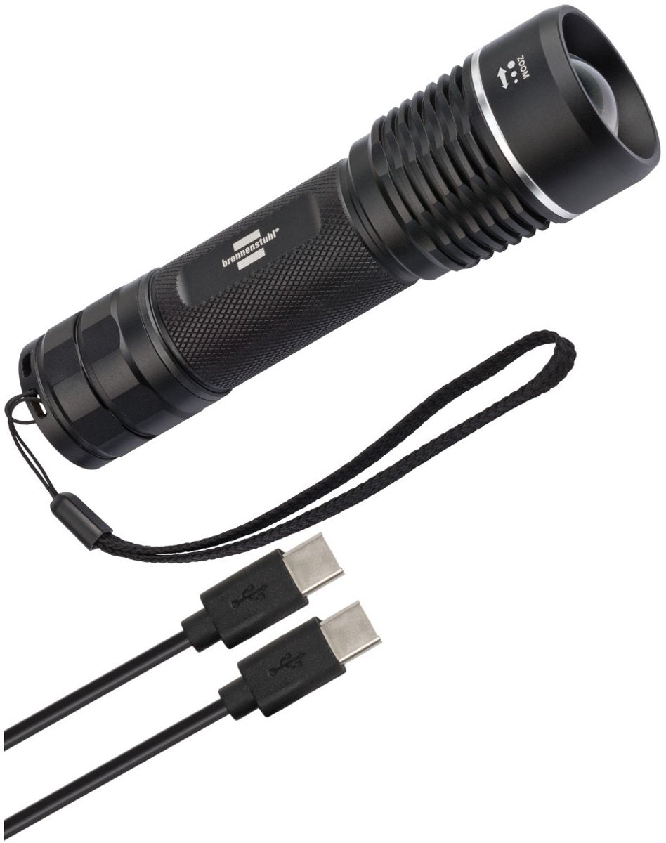 Brennerstuhl Luxpremium LED-Taschenlampe | wiederaufladbar | 1200 lm | IP67