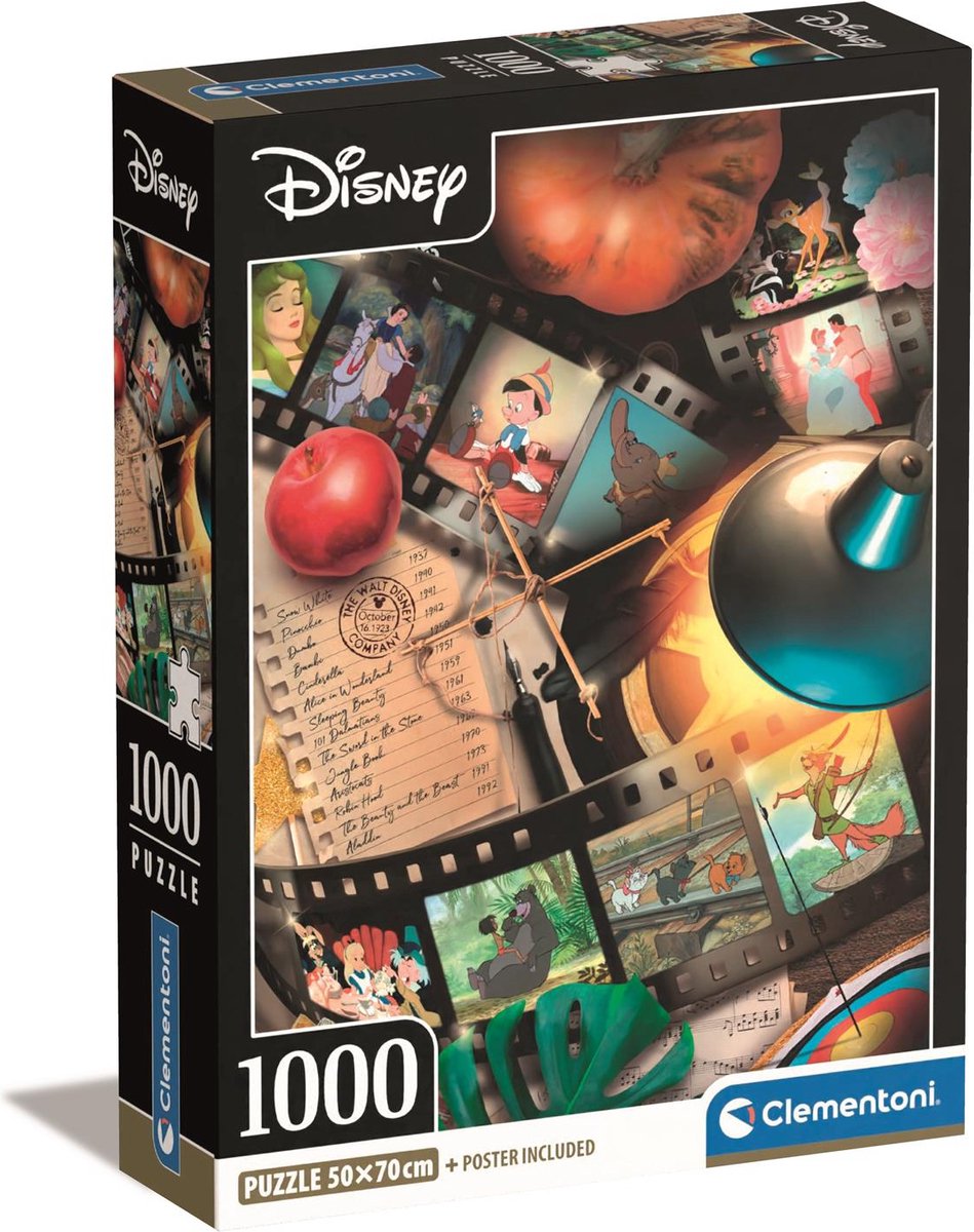 Clementoni Puzzle 100 Jahre Klassiker, 1000st.