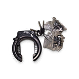 AXA XXL Schwarzer Ringschloss + Satteltasche + ULC100 Halskette