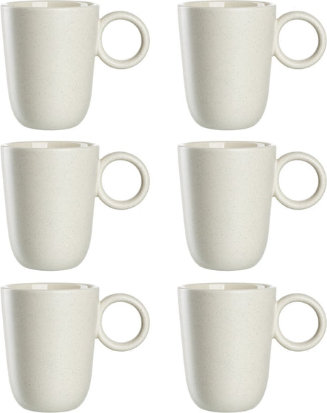 Leonardo Roma Becher 400ml Creme - Set 6