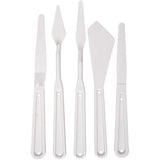 Creativ Company Spachtel, L: 17-20 cm, B: 13-33 mm, weiß, 5 Stück 1 Box