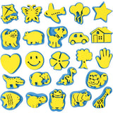 Creativ Company Schaumstoffstempel, H: 6-8 cm, B: 6-8 cm, 24 Stück 1 Box