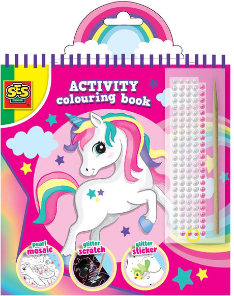 Ses Creative Ses Doe Malbuch Glitzer 3 in 1