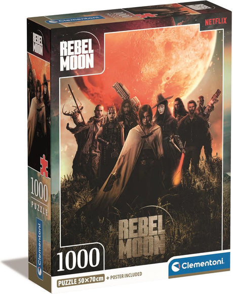 Clementoni – Puzzle – 1000 Teile – Netflix Rebel Moon – Puzzle für Erwachsene