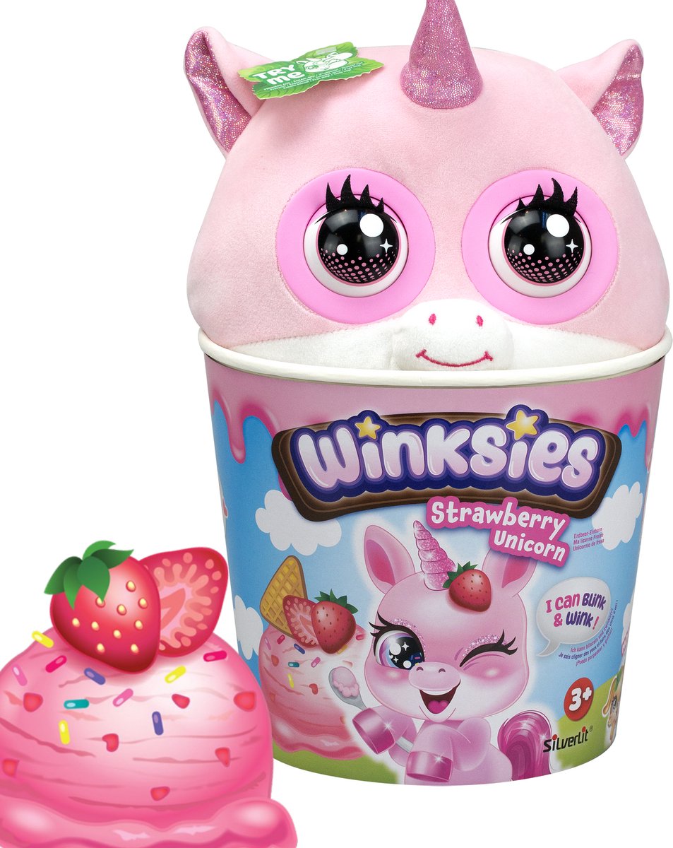 Silverlit Winksies Erdbeer-Einhorn