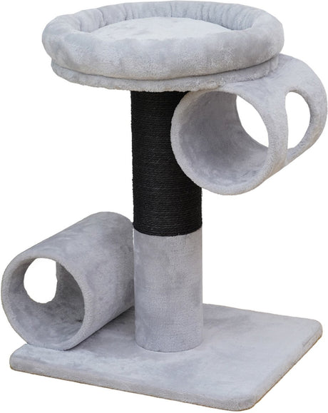Ebi Kratzbaum Budapest grau schwarz 54 x 45 x 67 cm - Katze