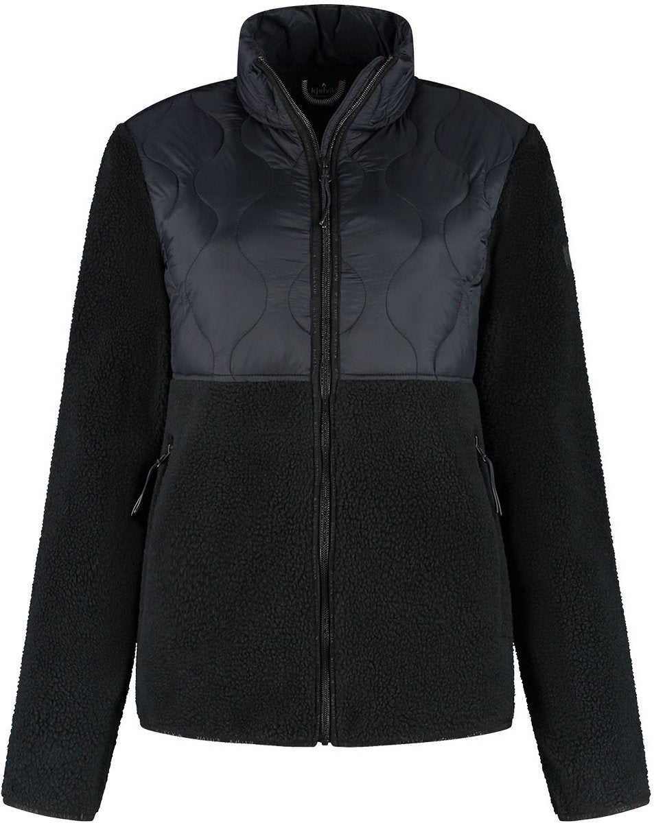 Kjelvik nowi dames outdoorvest - black