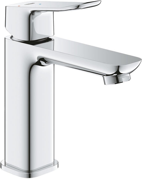 Grohe Dice Waschtischmischer – M-Größe – wassersparend – energiesparend – inklusive Push-Open-Ablaufgarnitur – Chrom