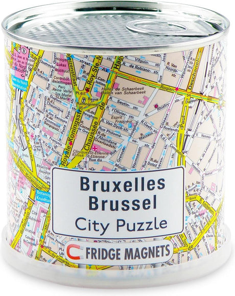Stadtpuzzle Brüssel - Puzzle - magnetisch - 100 Puzzleteile