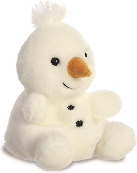Aurora Plüsch-Schneemann-Kuscheltier – Weiß – 13 cm – Winter-Kuscheltiere – Schneemann-Spielzeug und Dekorationen