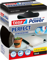 Tesa Textilband Perfect Extra Power Band 2,75x38 mm schwarz