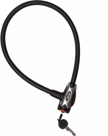 Simson Cable Lock Stahl 12x65 cm schwarz