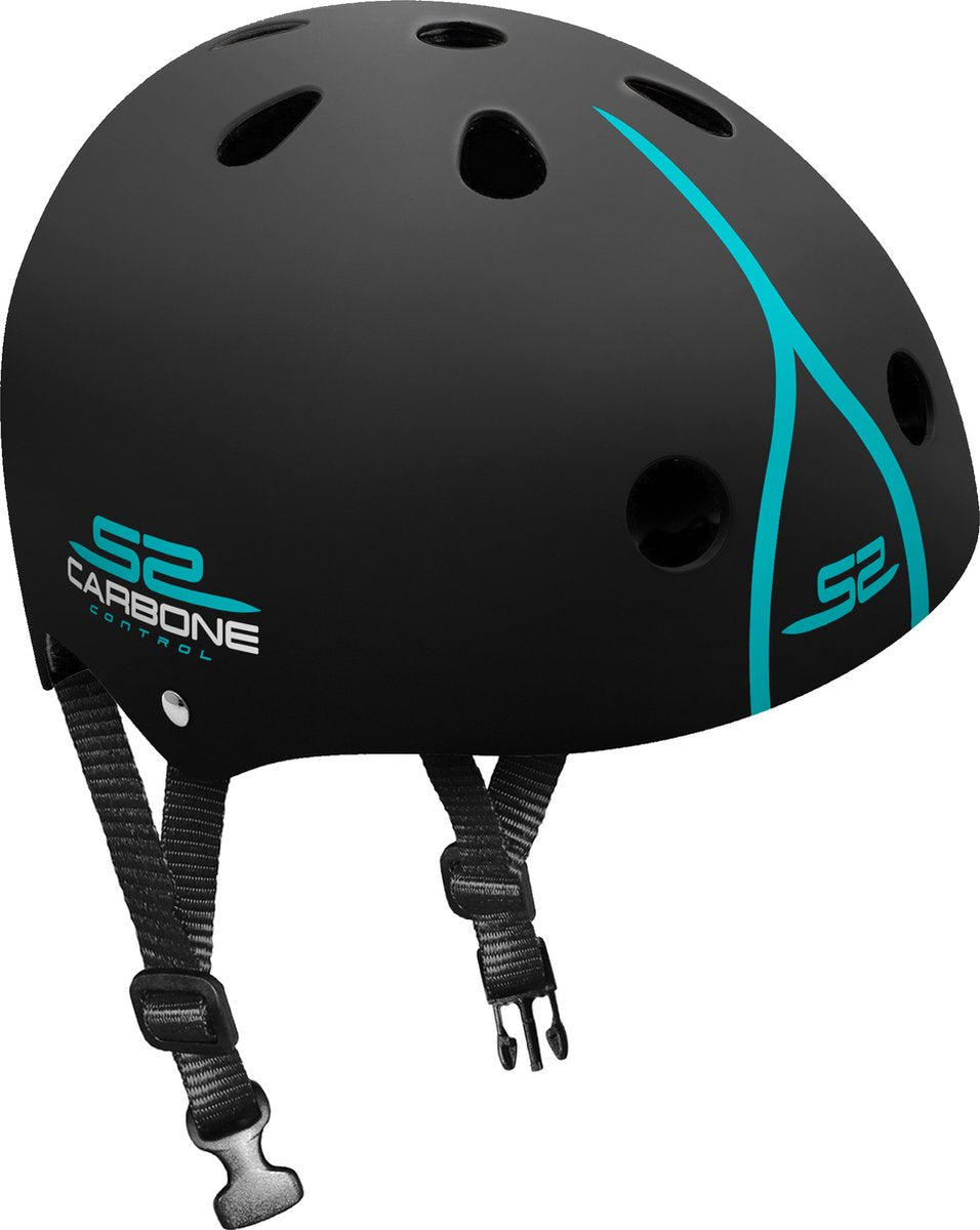 Skids Control Carbon Skatehelm verstellbar schwarz Größe 53-57 cm