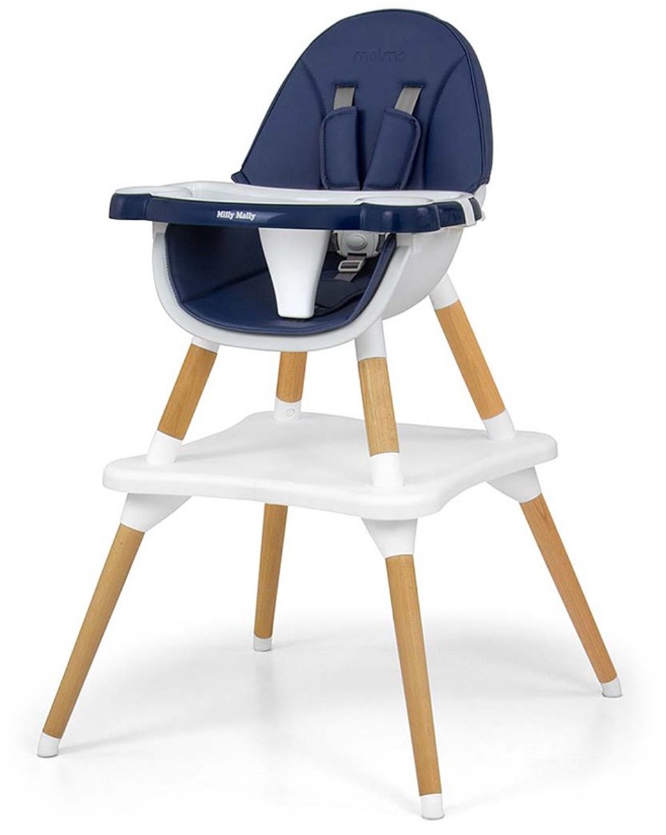 Milly Mally Malmo 2-in-1 Hochstuhl Marine – Stillstuhl