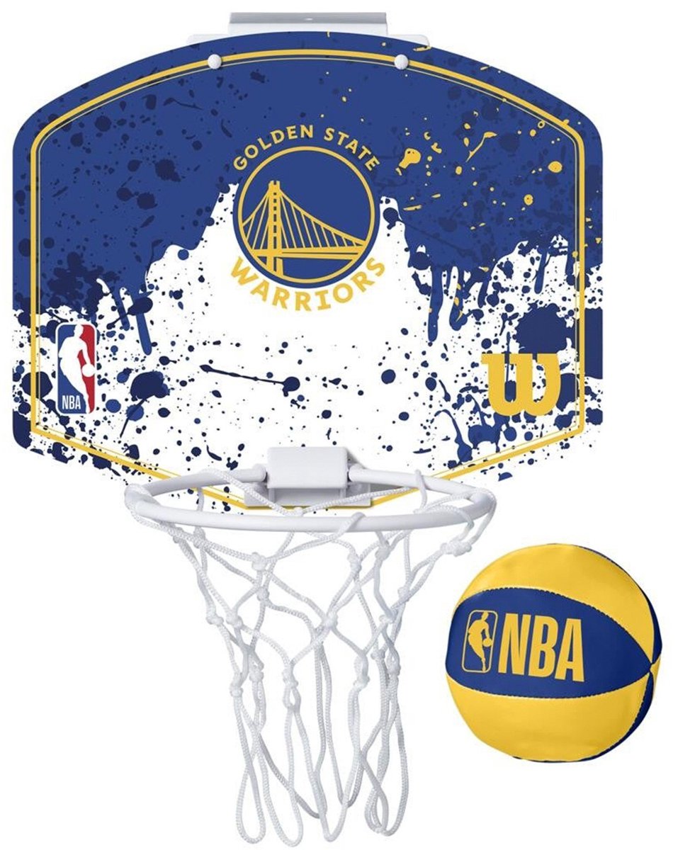 Wilson NBA – Golden State Warriors – Mini-Basketball-Set
