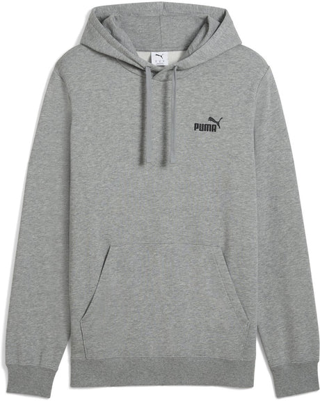 Puma ess klein Nr. 1 Logo Hoodie FL Unisex-Pullover – mittelgrau meliert