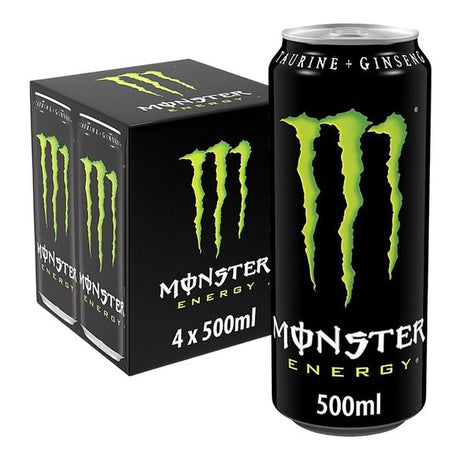 Monster Energy Dose 0,5 Liter 4er-Pack (6 Stück)
