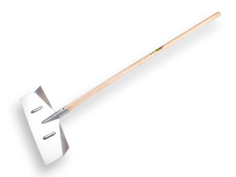 Atlas Schneeschaufel gerades Modell 40x18cm mit Eschenstiel 130cm