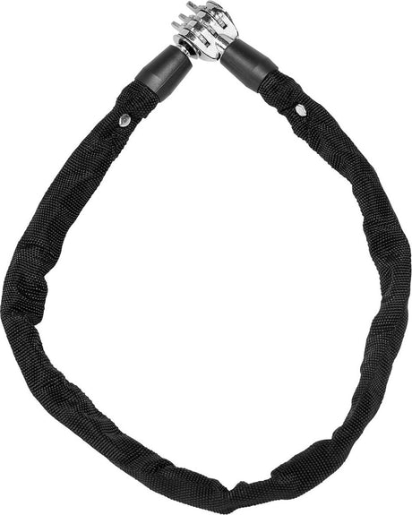 Kryptonite Keeper 465 Zahlenschloss – Kette mit integriertem Zahlenschloss – Fahrradkettenschloss – elektrisches Fahrradschloss – 65 cm – Stahl – Schwarz