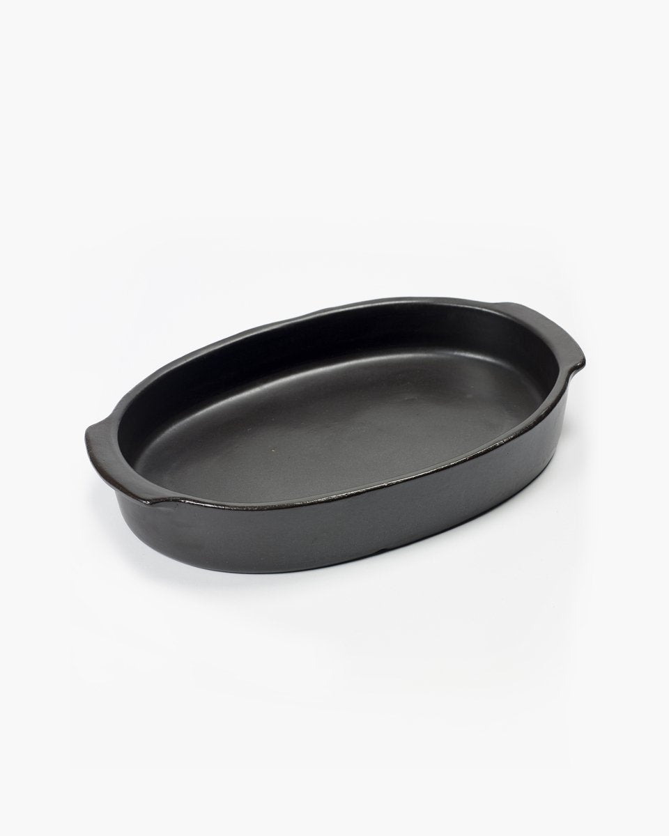 Serax - Pascale Naessens Pure - ovale Ofen-Servierform l - schwarz -