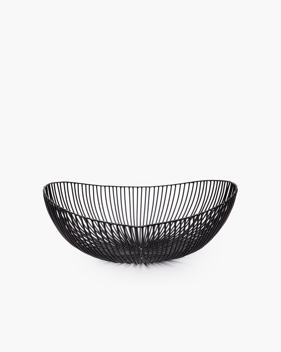Serax - Antonino Sciortino Catu - Korb L - Schwarz - Eisen - 20 ø - H 14cm
