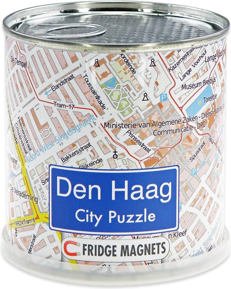 Stadtpuzzle Den Haag - Puzzle - magnetisch - 100 Puzzleteile
