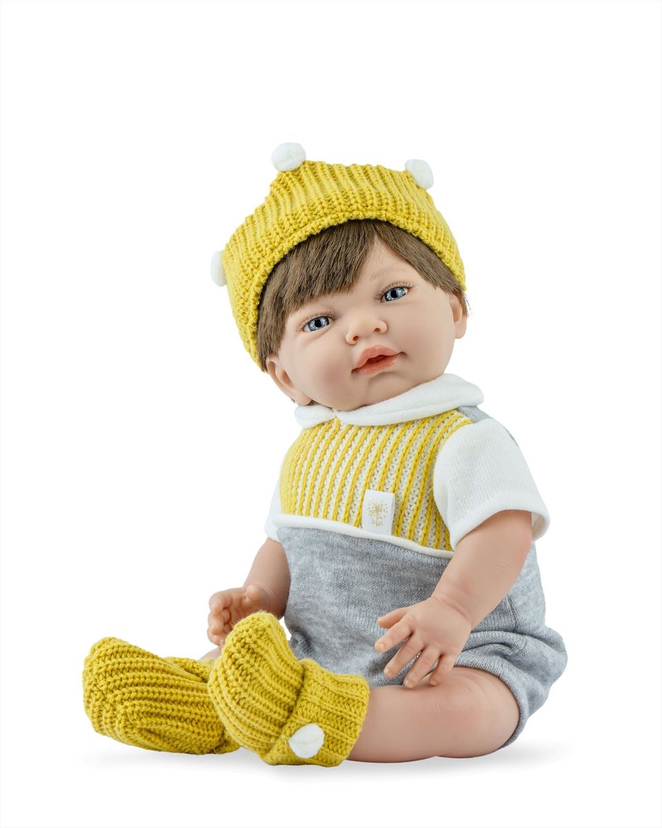 Marina Pau Marina - Pau Puppe Sweet Baby Autumn 42cm - Spielzeugpuppe mehrfarbig.