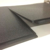 PVC -Bodenfliesen 50x50x1 jeweils - schwarz