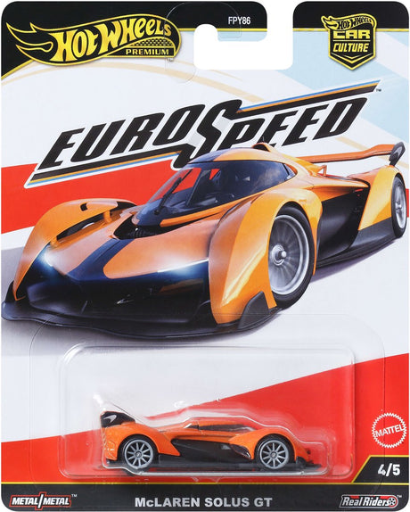 Hot Wheels JBK78, Rennwagen, 3 Jahre, Metall, Schwarz, Orange