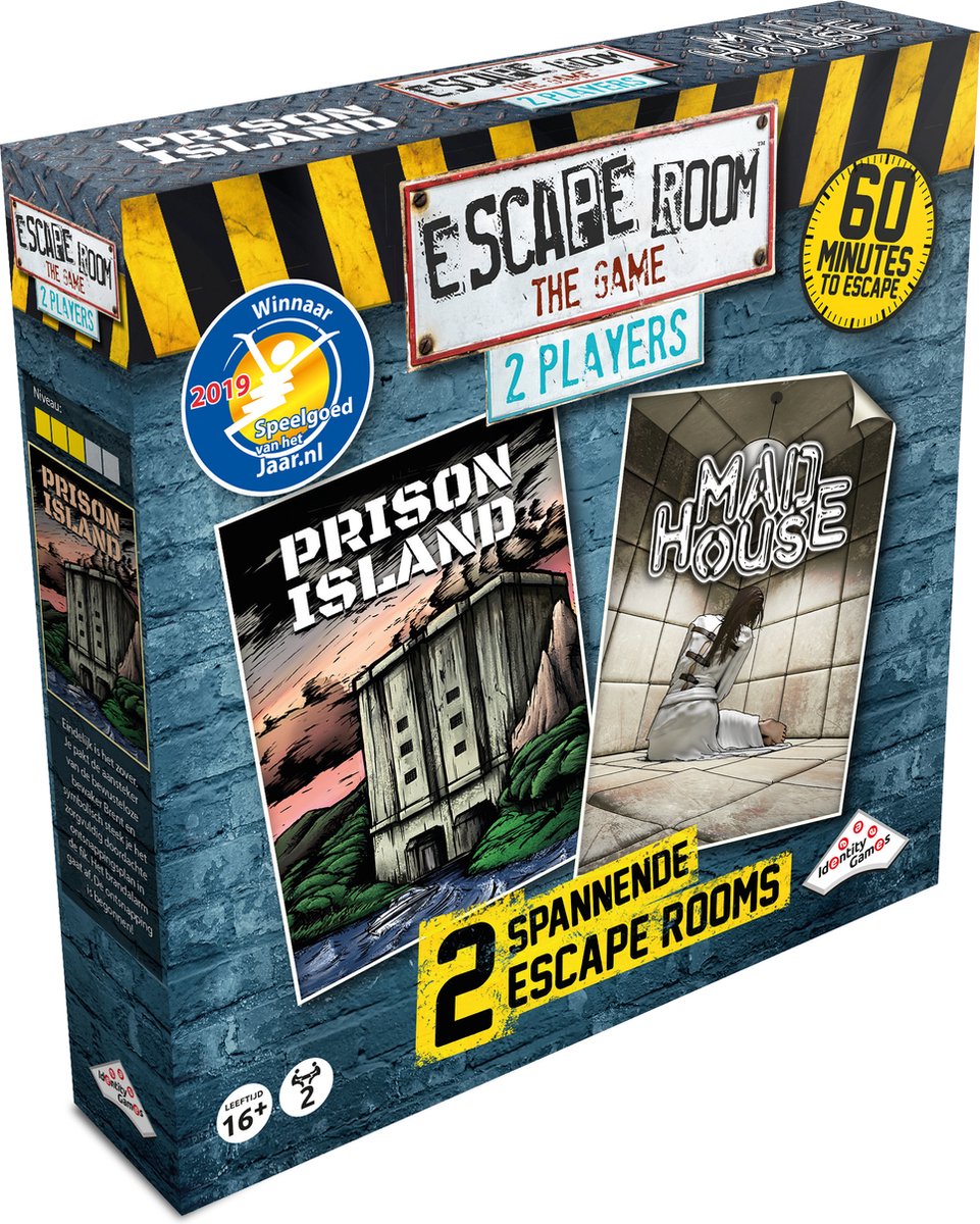 Identitätsspiele, ID-Spiele, Escape Room, das Spiel für 2 Spieler