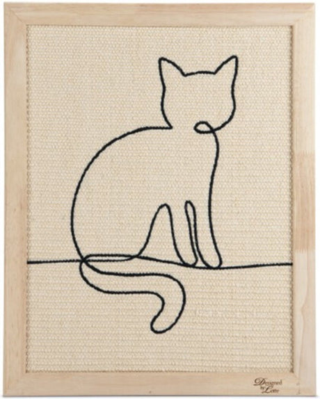 Designed by lotte sammy - krabplank - hout - 50x40x2 cm