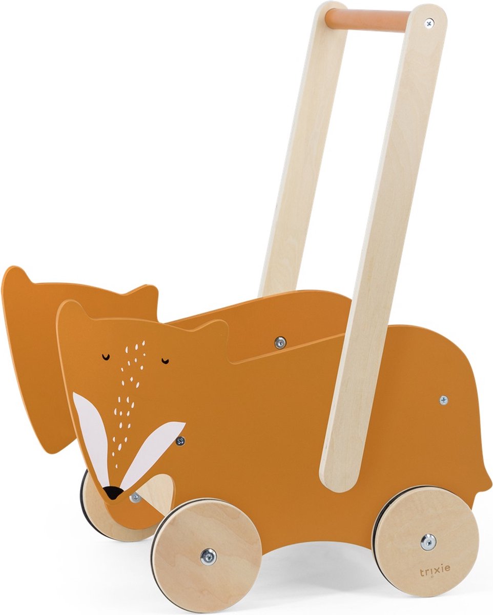 Trixie Gehhilfe aus Holz - Mr. Fuchs - Lauflernhilfe - Kinderspielzeug - Lauflernhilfe ab 1,5 Jahren - für Jungen und Mädchen - FSC