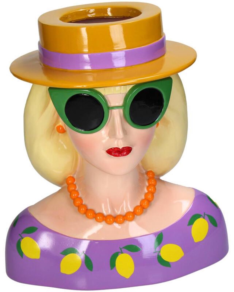 Hd collection vaas fashion lady polyresin 26x19.5x29cm