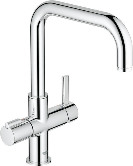 Grohe rot - Küchenarmatur Duo, Chrom 30097000