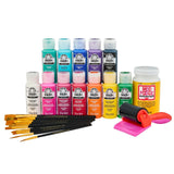 Folkart • Let's Paint Journaling Kit mit Mod Podge 24tlg