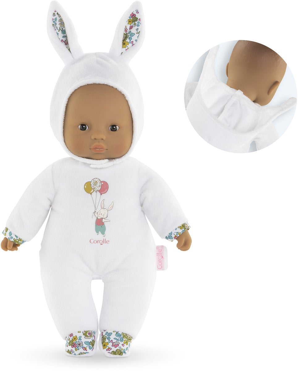 Corolle Mon Doudou Sweet Heart Babypop - Kaninchen Weiß, 30 cm
