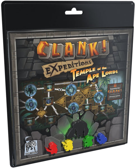 Asmodee-Brettspiel klappert! Expeditionen: Erweiterung des Tempels der Affenlords.