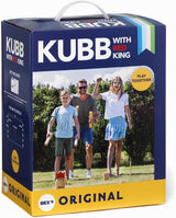 Bex Kubb Original Gummibaumholz mit rotem König