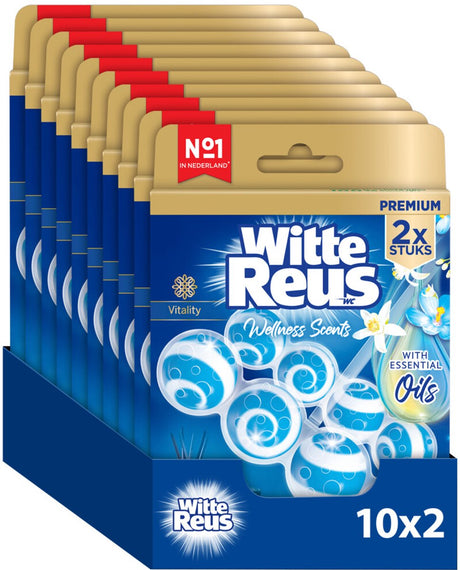 Witte Reus Wellness Düfte Vitality Toilettenblock 100g – Toilettenblöcke – Vorteilspackung – 2x10 Stück