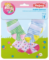 Heless Puppensocken 3 Paar, 28-35 cm