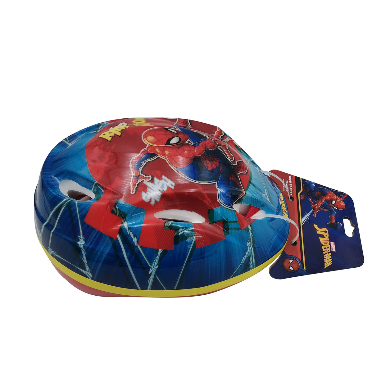 Velo Helm Spider-Man Boys 51-55 cm Blauww rout