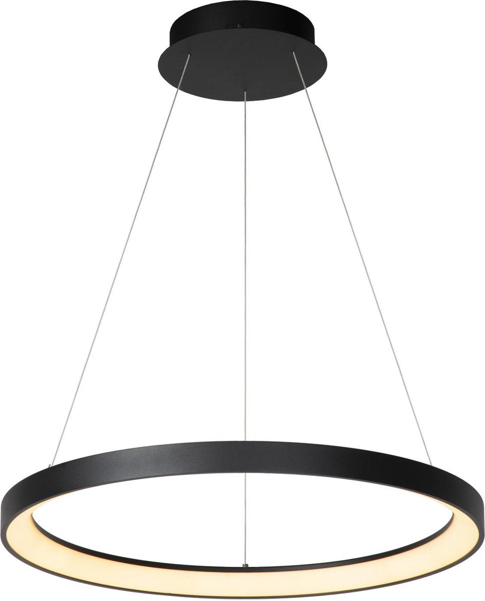 Lucide Vidal - Hängelampe - ø 58 cm - LED dimmbar - 1x48w 2700k - Schwarz