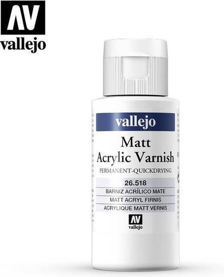 Vallejo hobbyverf acrylverf - 26518 matt acrylic varnish (60 ml) verf flesje - 60 ml