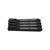 Set mit 4 schwarzen Markern