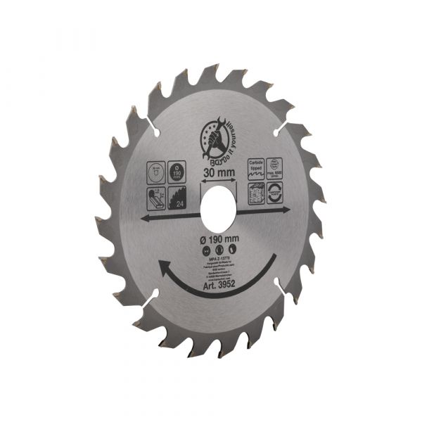 Sah Blade 190 mm., 24 Zähne