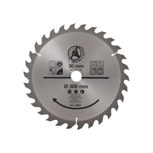 Säge Blade 300 mm, 30 Zähne