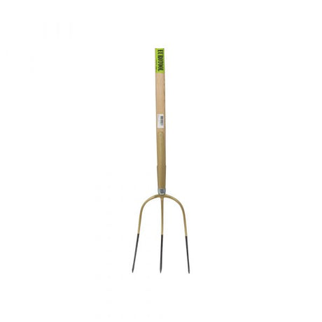Hooivork 3 Zahns, Stahl 4,5 vt 135 cm.