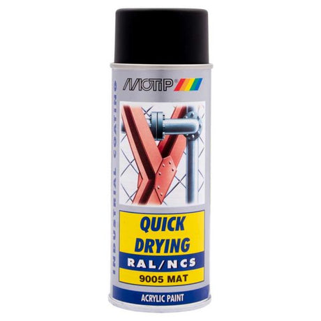 Motip Industrie RAL9005 400ml.