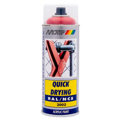 Motip Industrie RAL3002 400 ml.